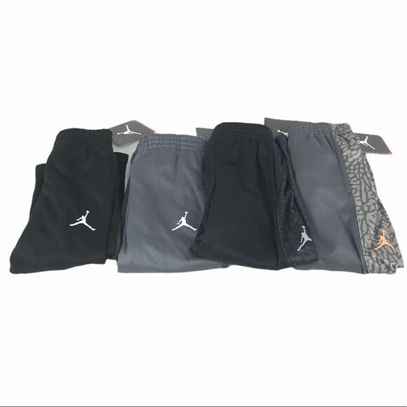 Michael Jordan Nike Sweatpants 4 Pairs Gray Black 2T - Picture 1 of 15